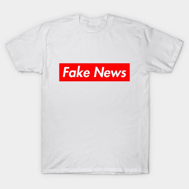 Fake News T-Shirt by lightbulbmcoc